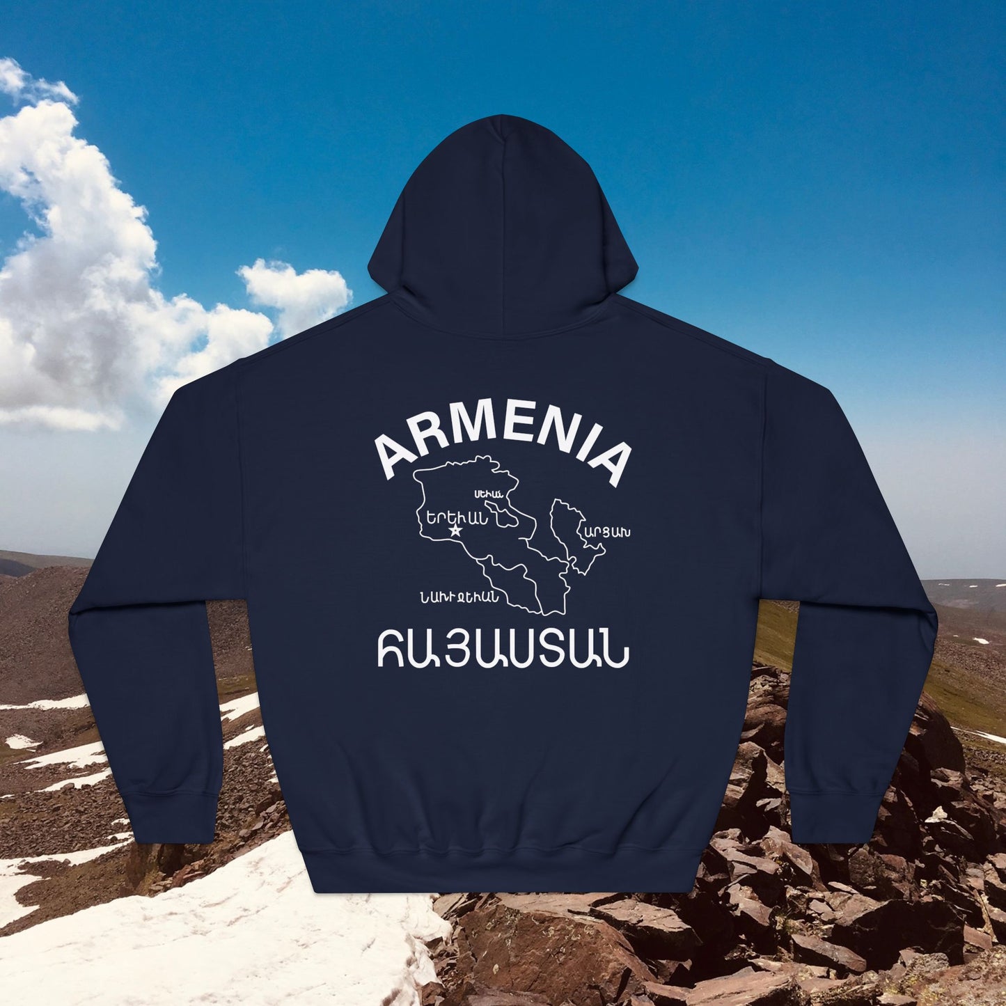 Vintage Armenia Design Unisex Hoodie Sweatshirt Sweater