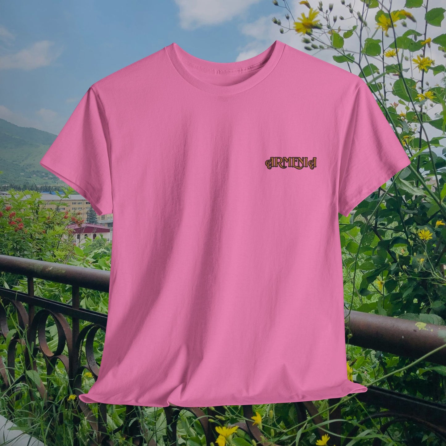 Armenia Unisex Heavy Cotton Tee, Front Design Only