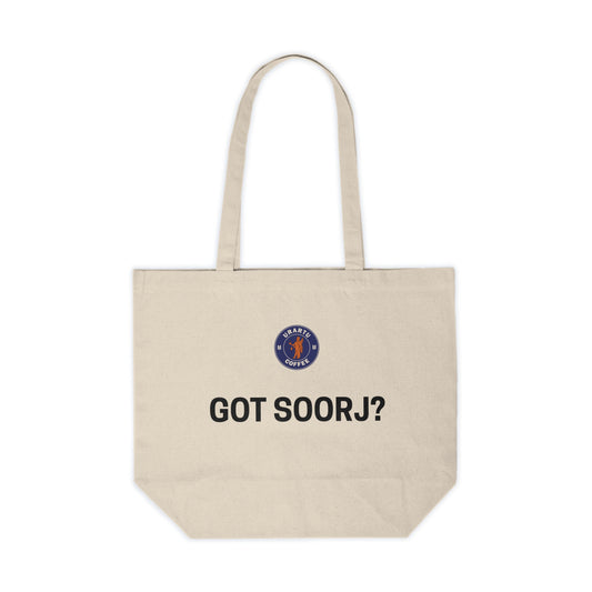 "Got Soorj?" Original Urartu Coffee Design Cotton Canvas Tote Bag