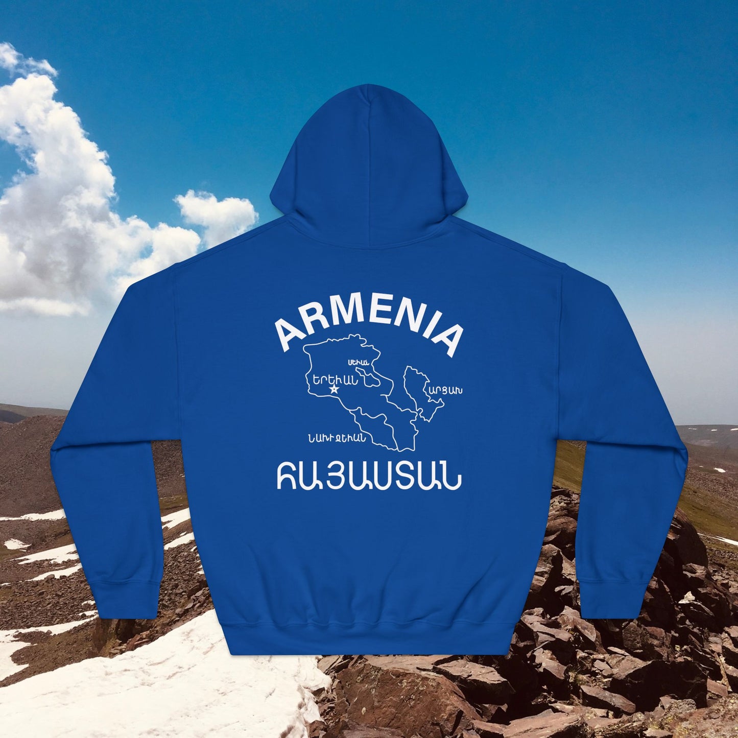 Vintage Armenia Design Unisex Hoodie Sweatshirt Sweater